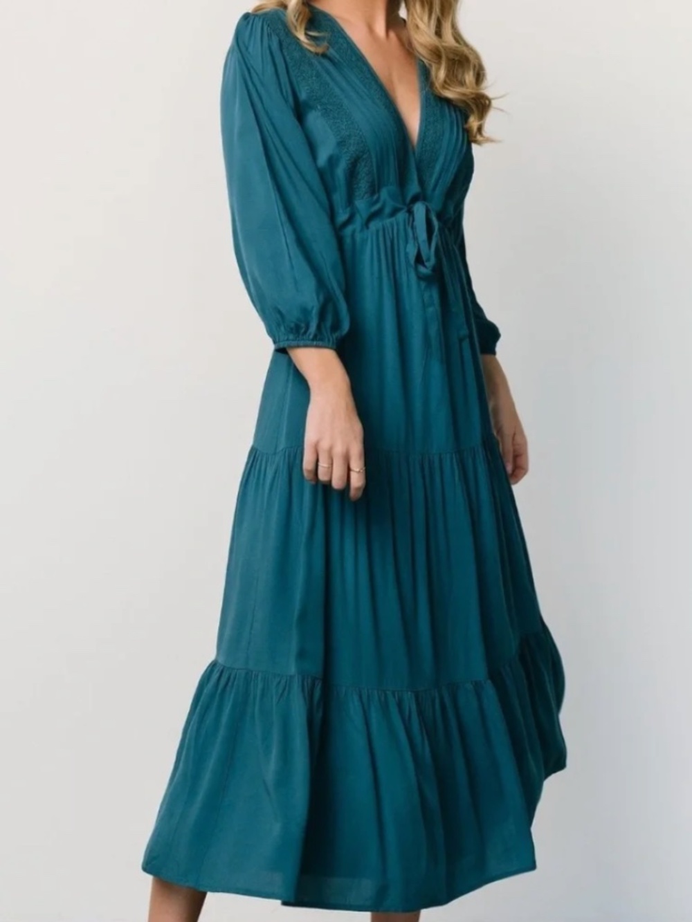 Baltic Born Phillips Maxi Dress | Persian Blue Size S NEW WITH TAGS